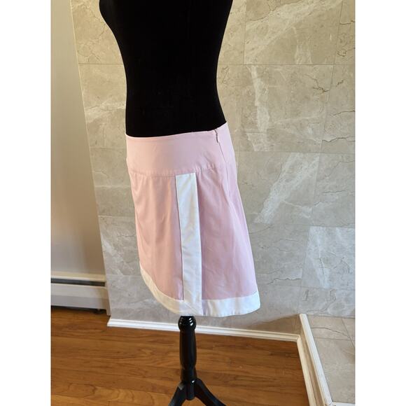 Vineyard Vines Performance Skort Small Pink Colorblock Active Pickleball Preppy - Picture 6 of 14